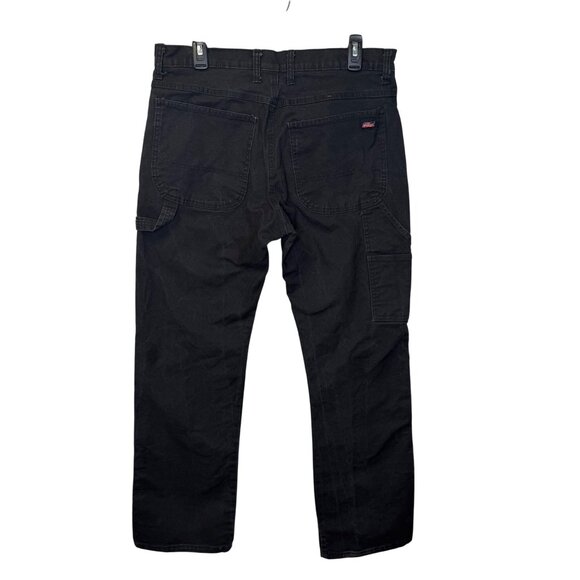Dickies Mens Black Relaxed Fit Work Jeans  Size 33x32 Carpenter Workwear - Picture 2 of 9